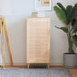vidaXL Porte d'armoire à persiennes 99,3x49,4 cm bois de pin massif