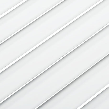 vidaXL Portes d'armoire à persiennes 4pcs blanc 39,5x39,4cm pin massif