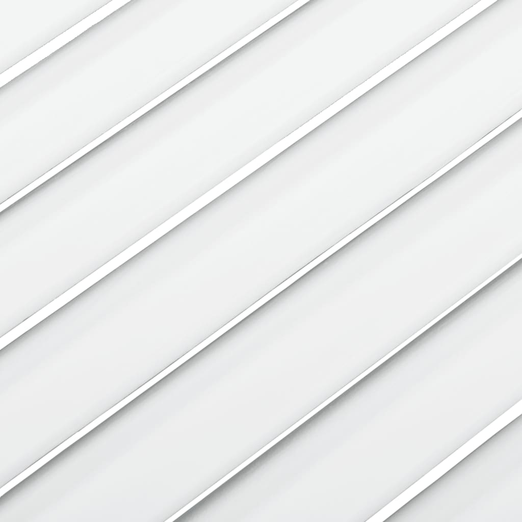 vidaXL Portes d'armoire à persiennes 4pcs blanc 39,5x59,4cm pin massif