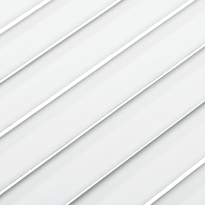 vidaXL Portes d'armoire à persiennes 4pcs blanc 39,5x59,4cm pin massif