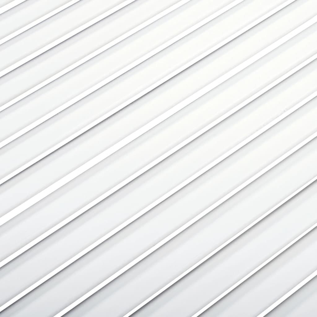vidaXL Portes d'armoire à persiennes 4 pcs blanc 69x39,4 cm pin massif