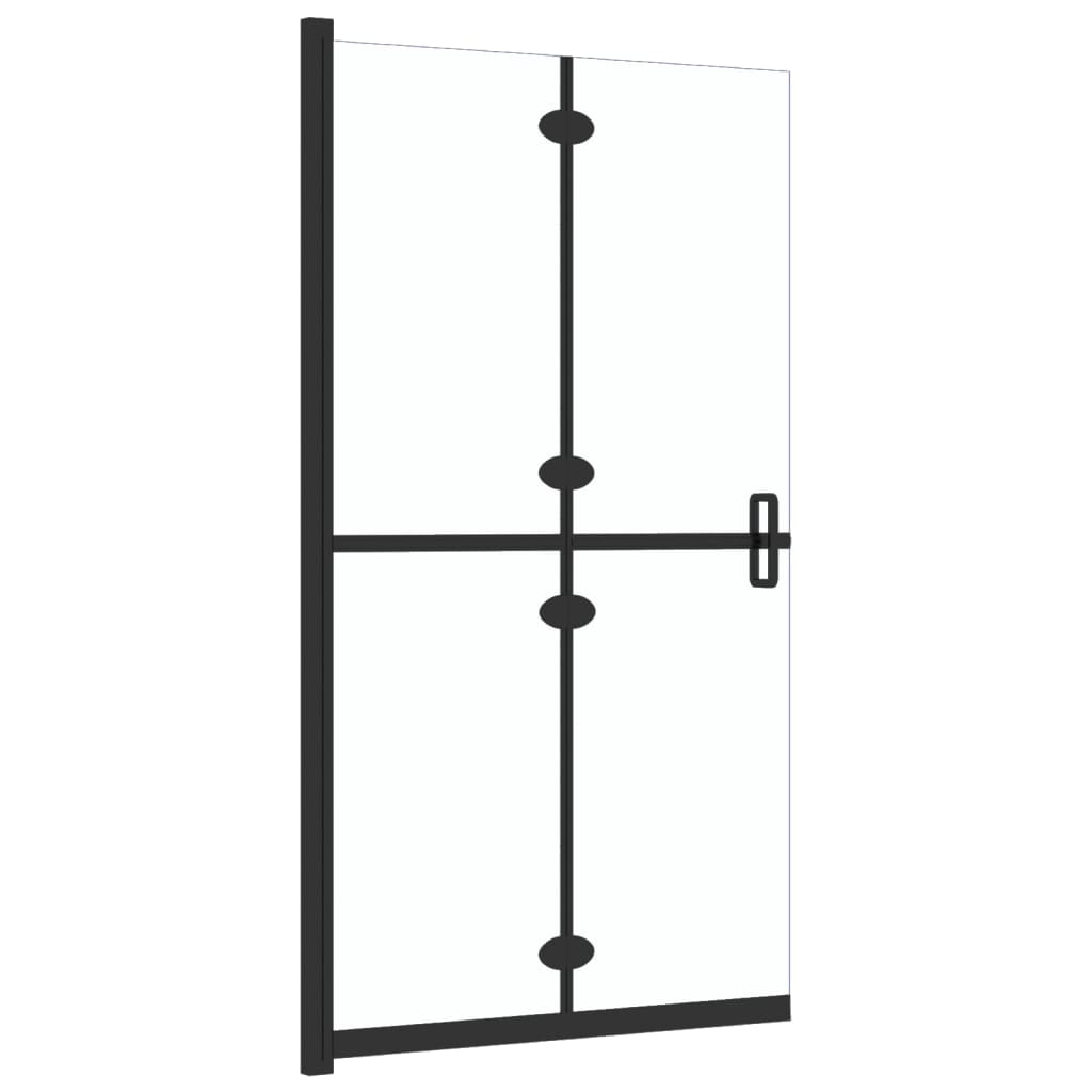 vidaXL Paroi de douche pliable Verre ESG transparent 100x190 cm