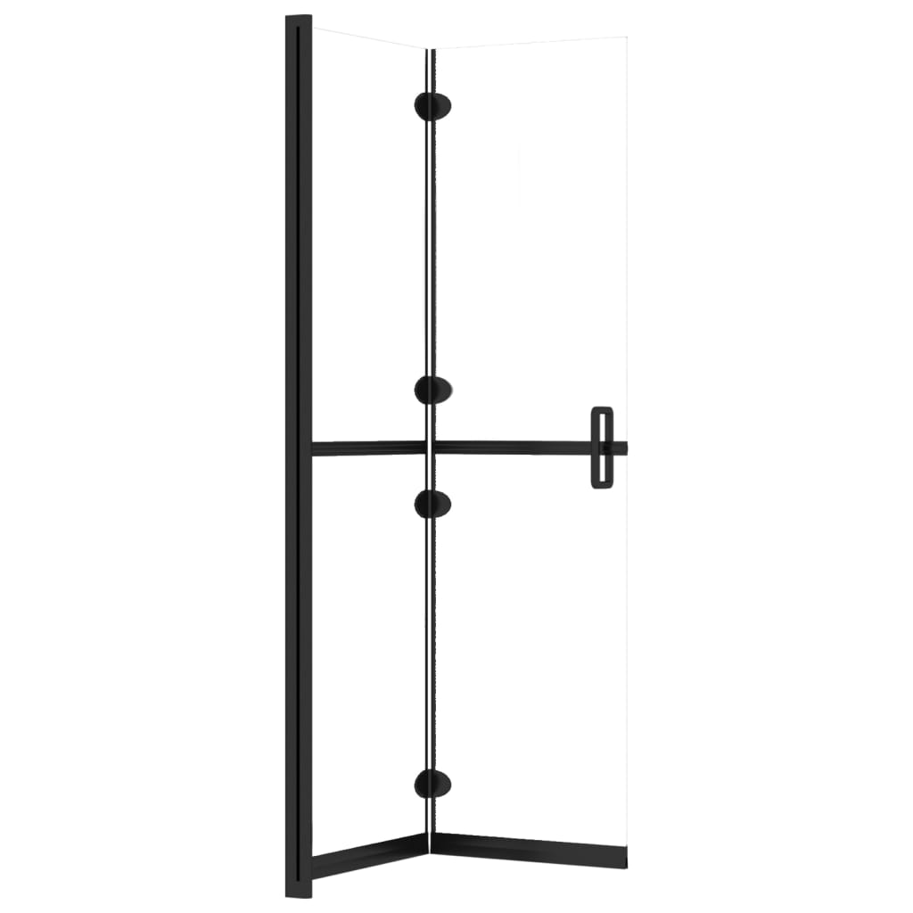 vidaXL Paroi de douche pliable Verre ESG transparent 120x190 cm