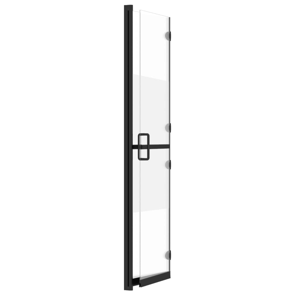 vidaXL Paroi de douche pliable Verre ESG demi-dépoli 110x190 cm