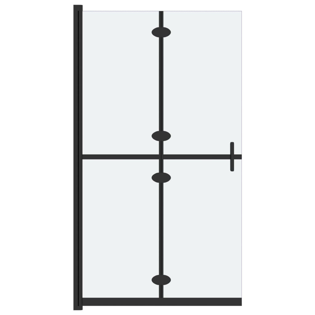 vidaXL Paroi de douche pliable Verre ESG dépoli 90x190 cm