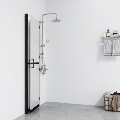 vidaXL Paroi de douche pliable Verre ESG dépoli 90x190 cm
