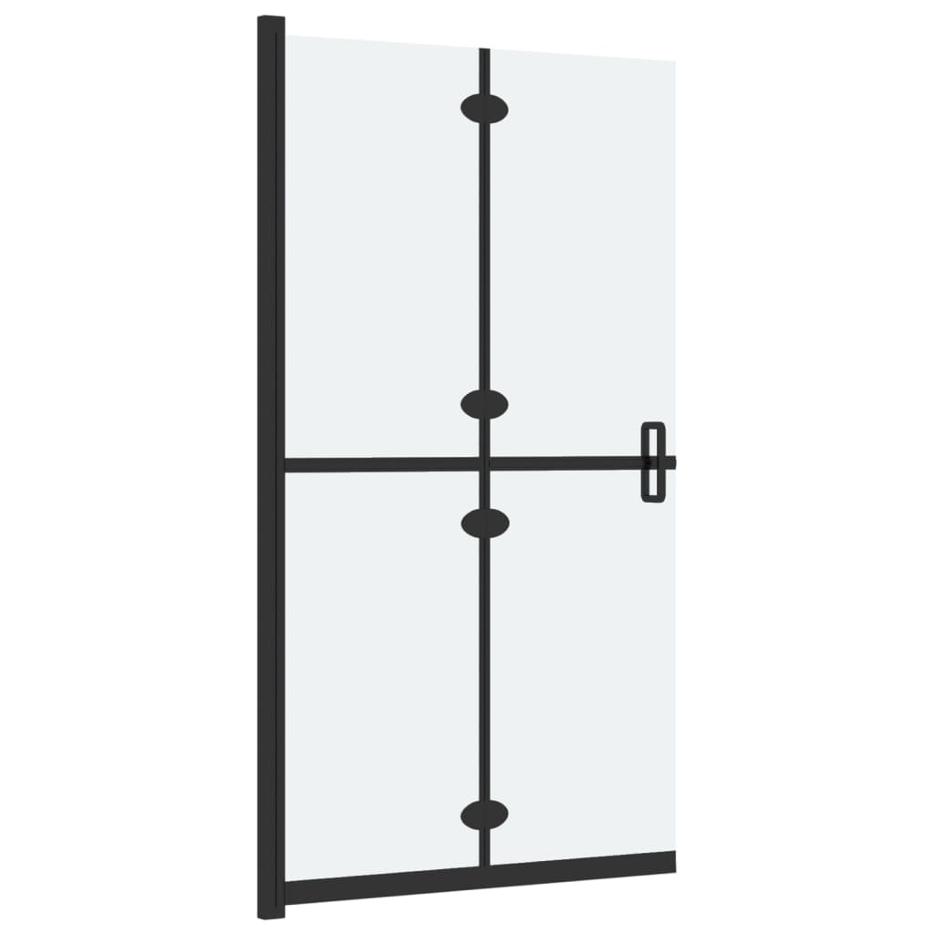 vidaXL Paroi de douche pliable Verre ESG dépoli 100x190 cm