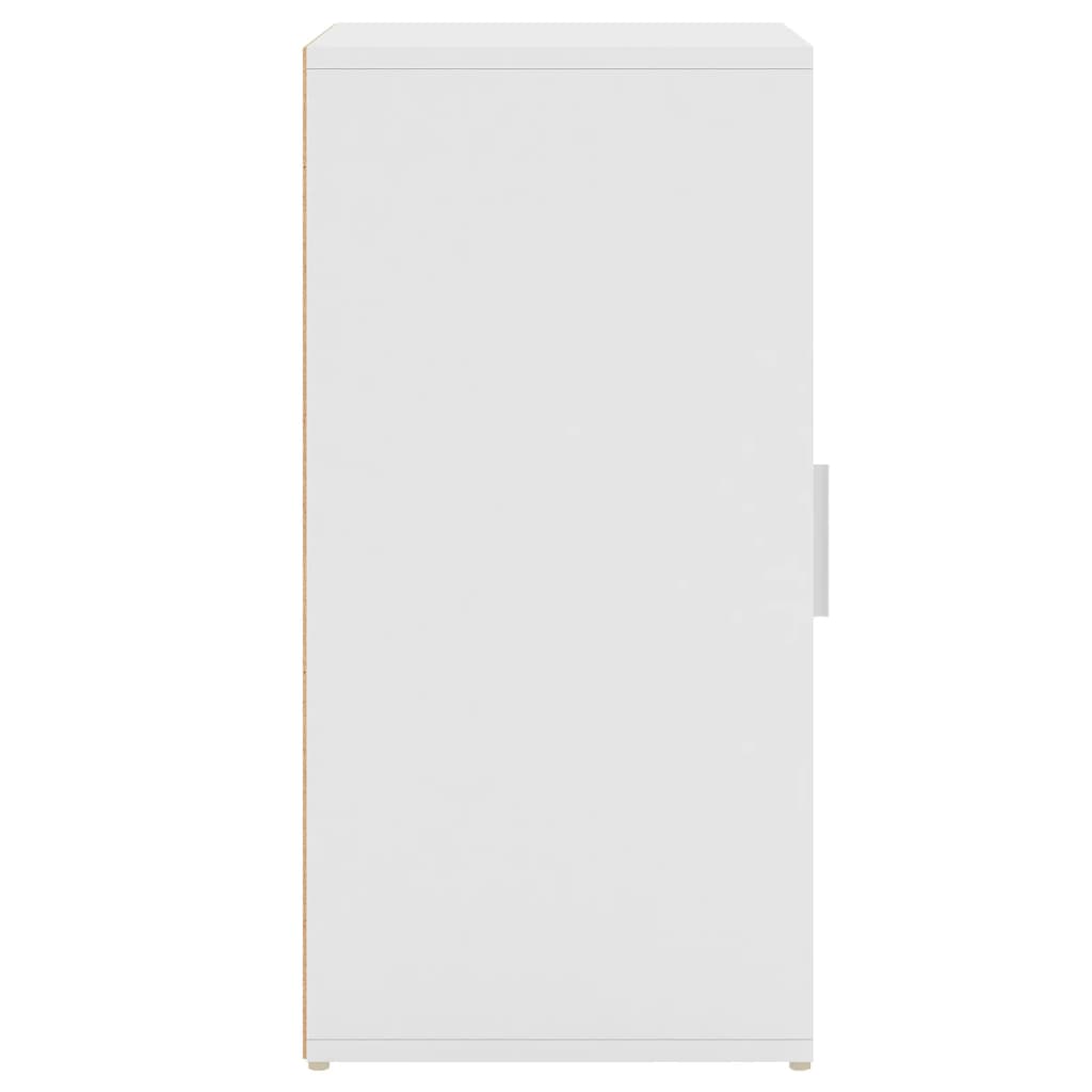 vidaXL Armoire à chaussures Blanc 32x35x70 cm Bois d’ingénierie