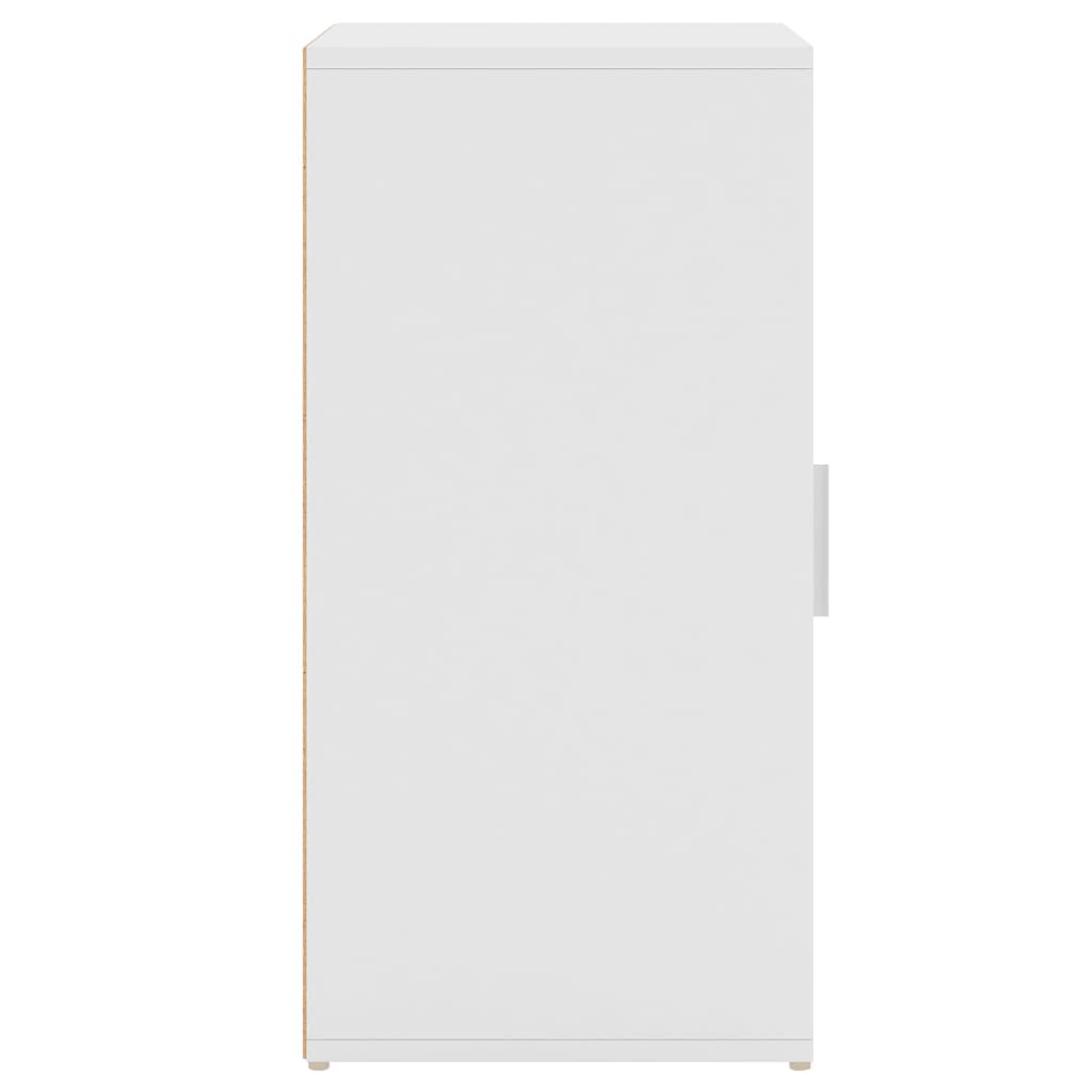 vidaXL Armoires à chaussures 2 pcs Blanc 32x35x70 cm Aggloméré