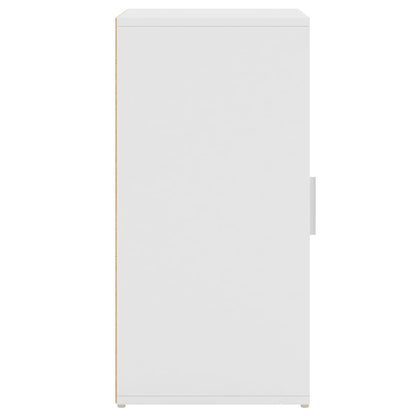 vidaXL Armoires à chaussures 2 pcs Blanc 32x35x70 cm Aggloméré