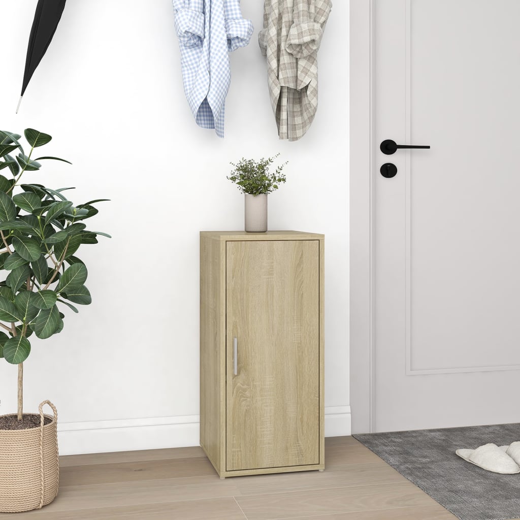 vidaXL Armoire à chaussures Chêne sonoma 32x35x70 cm Aggloméré