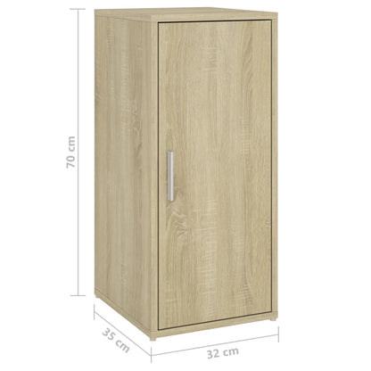 vidaXL Armoire à chaussures Chêne sonoma 32x35x70 cm Aggloméré