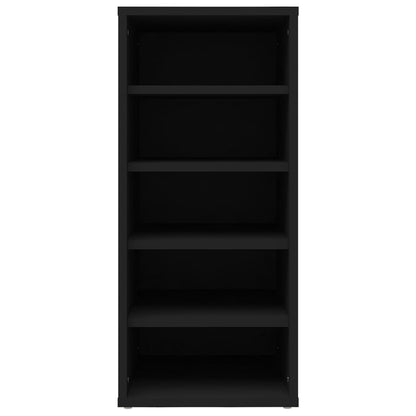 vidaXL Armoire à chaussures Noir 31,5x35x70 cm Aggloméré