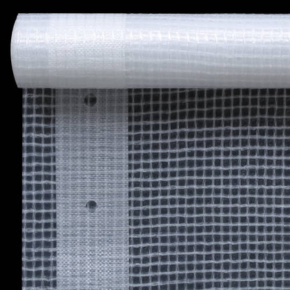 vidaXL Bâches Leno 2 pcs 260 g/m² 2x5 m Blanc