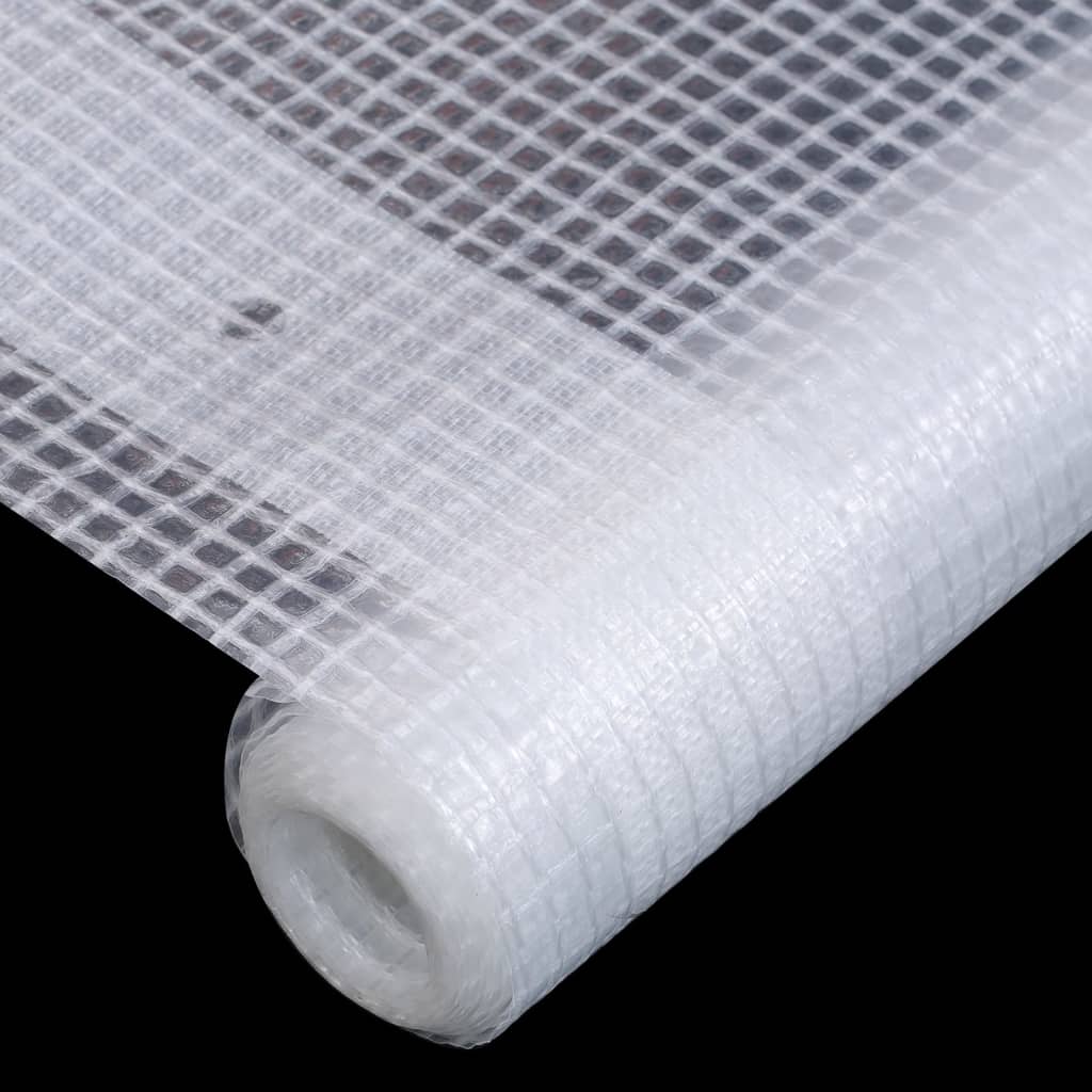 vidaXL Bâches Leno 2 pcs 260 g/m² 2x5 m Blanc