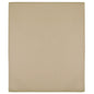 vidaXL Drap-housse Jersey Taupe 100x200 cm Coton