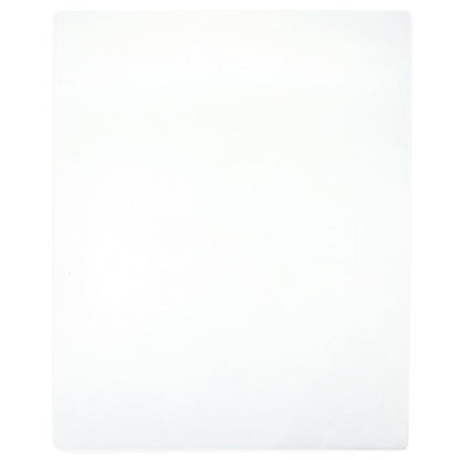 vidaXL Draps-housses Jersey 2 pcs Blanc 140x200 cm Coton