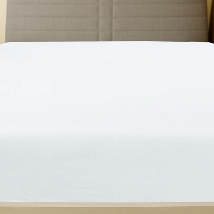 vidaXL Draps-housses Jersey 2 pcs Blanc 140x200 cm Coton