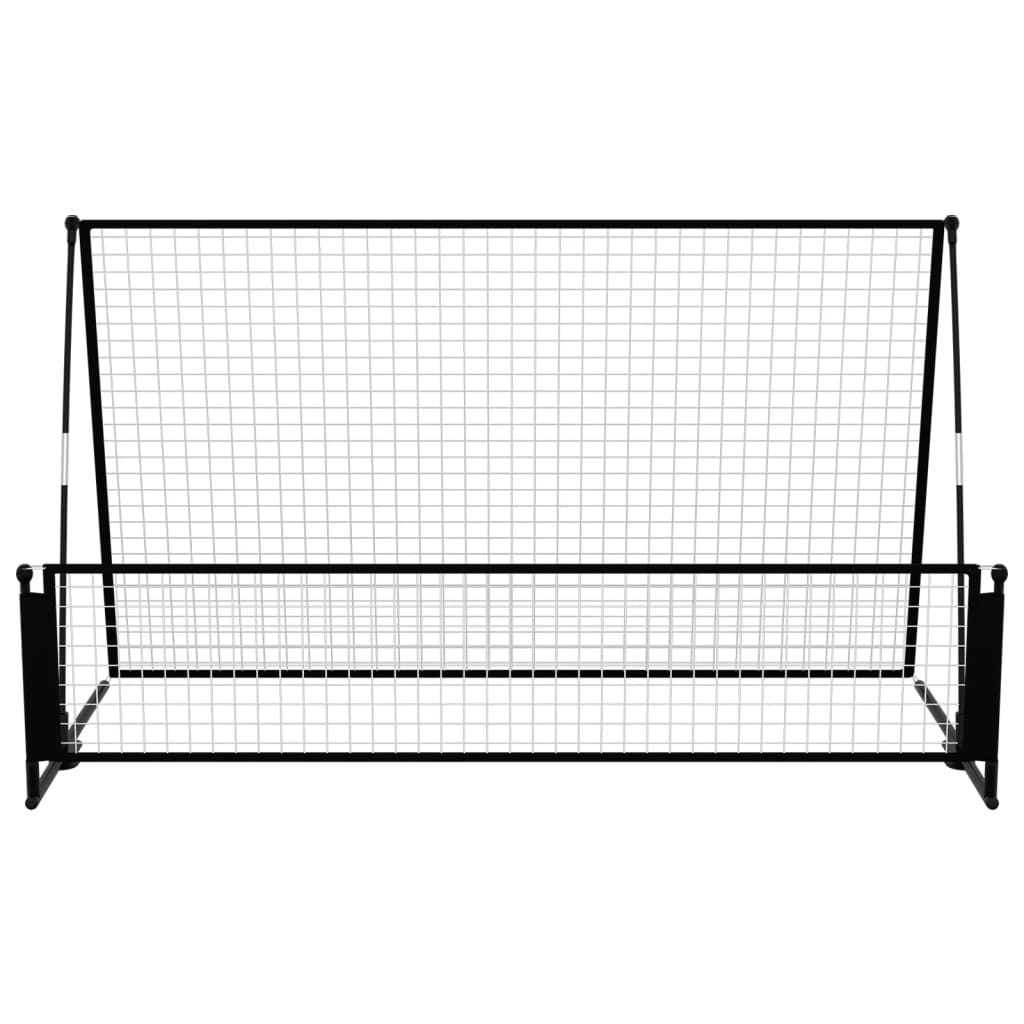 vidaXL But de football de rebondissement 2 en 1 202x104x120 cm Acier