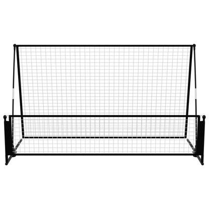 vidaXL But de football de rebondissement 2 en 1 202x104x120 cm Acier