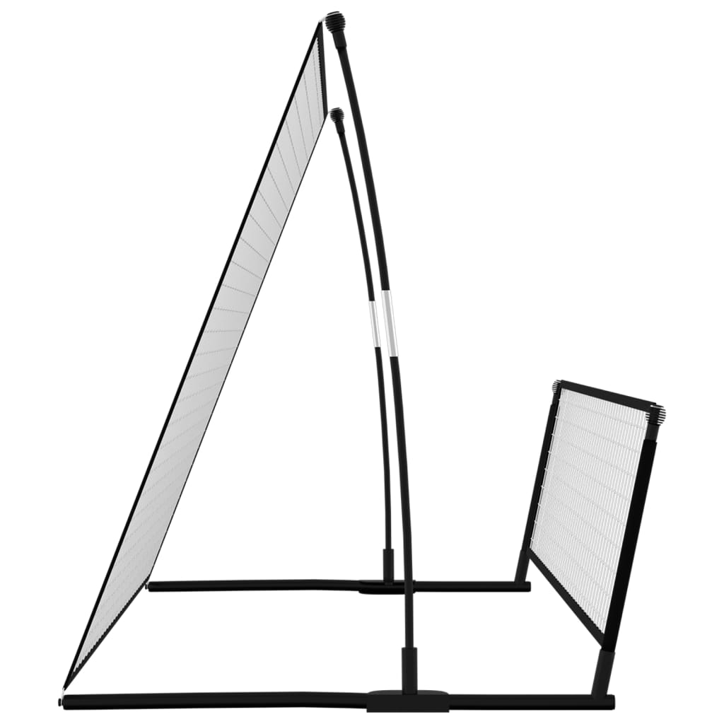 vidaXL But de football de rebondissement 2 en 1 202x104x120 cm Acier