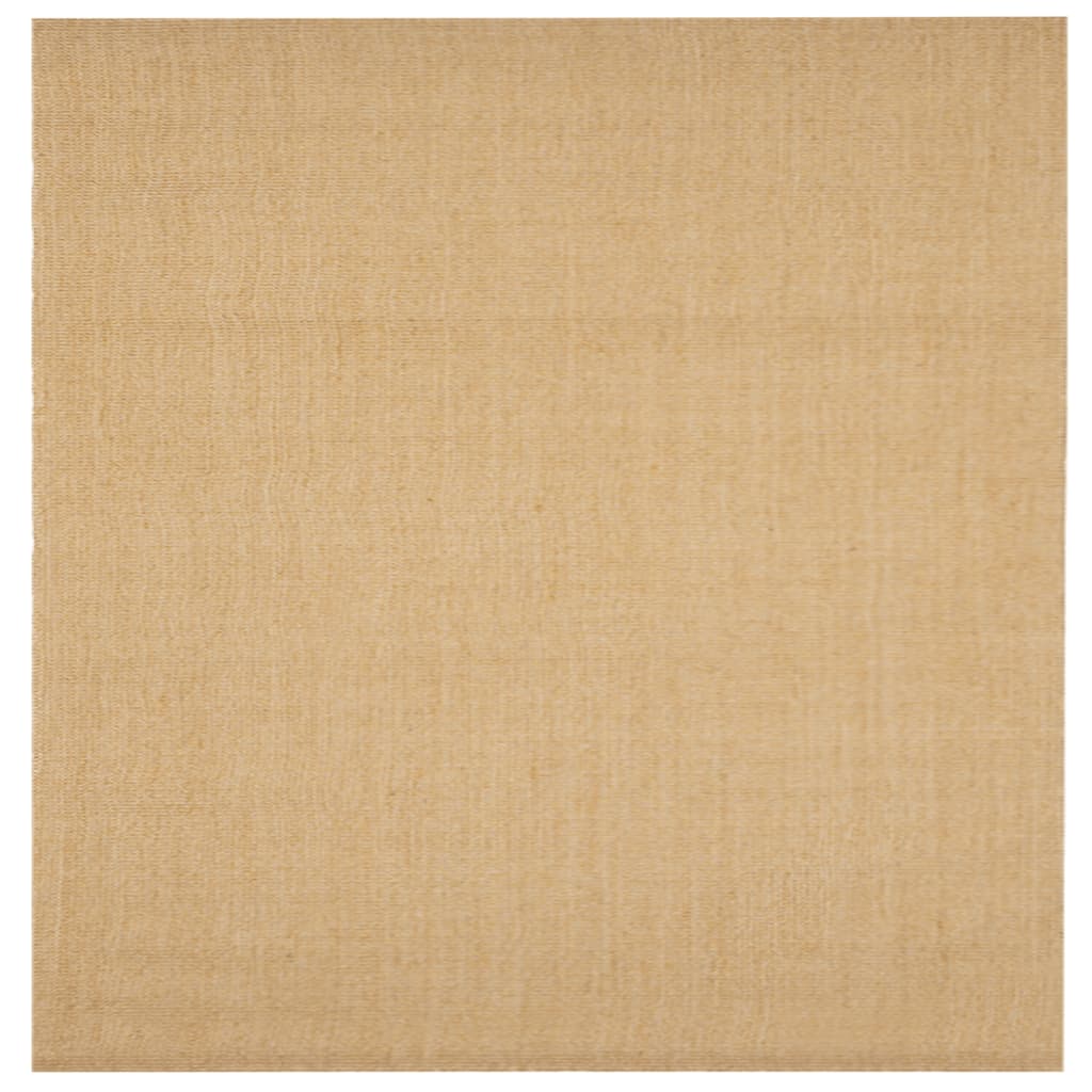 vidaXL Tapis Sisal naturel 100x100 cm