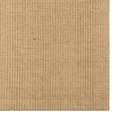 vidaXL Tapis Sisal naturel 100x100 cm