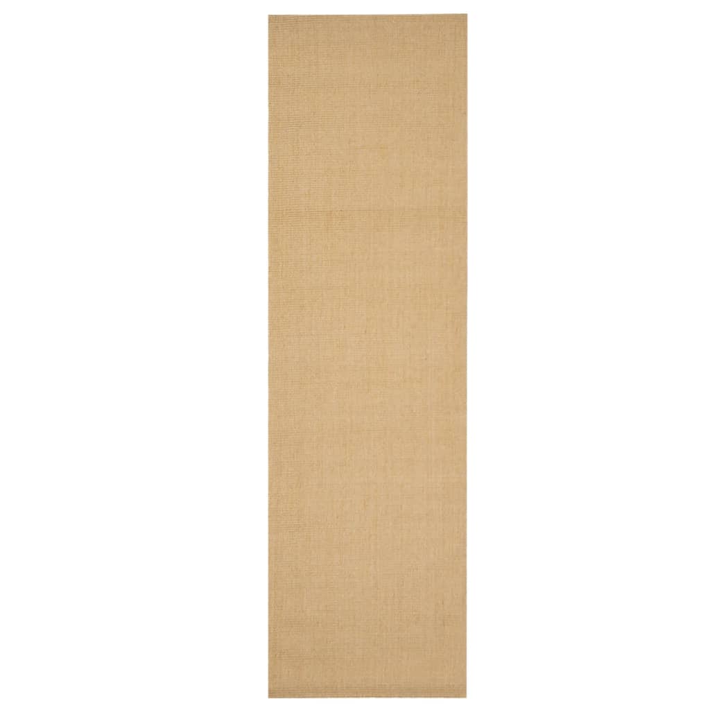 vidaXL Tapis Sisal naturel 100x350 cm