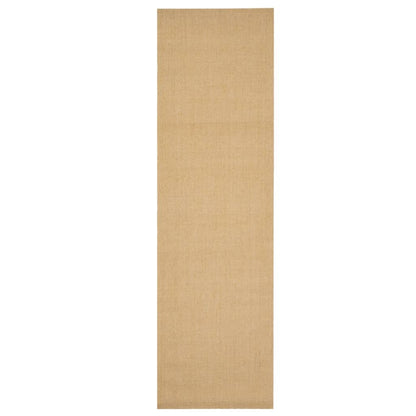 vidaXL Tapis Sisal naturel 100x350 cm