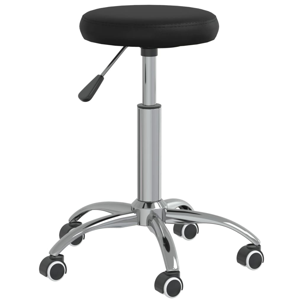 vidaXL Tabouret de massage Similicuir Noir