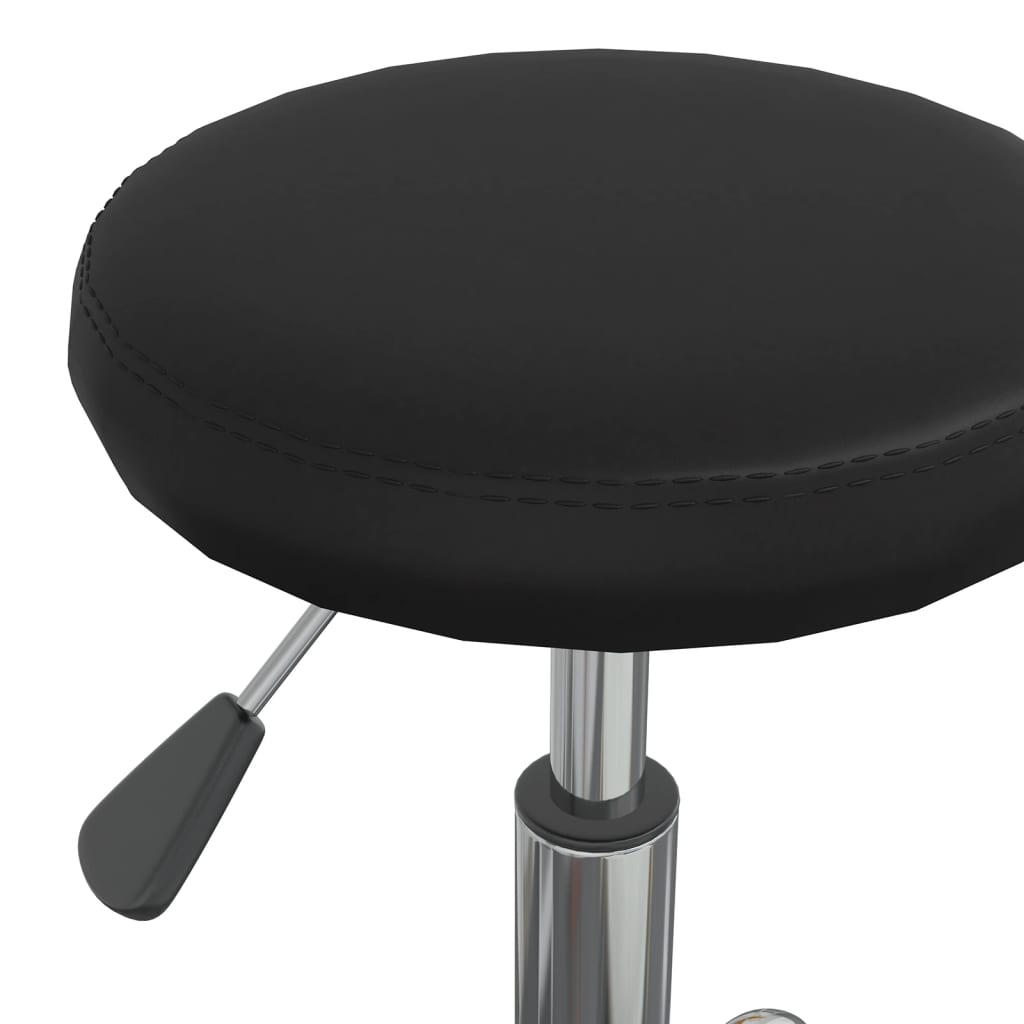 vidaXL Tabouret de massage Similicuir Noir