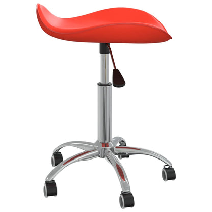vidaXL Chaise de bureau Rouge Similicuir