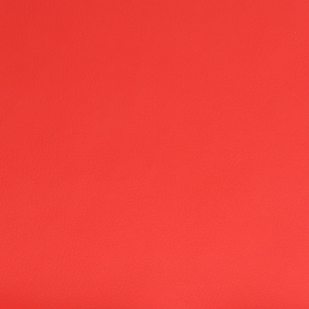 vidaXL Chaise de bureau Rouge Similicuir