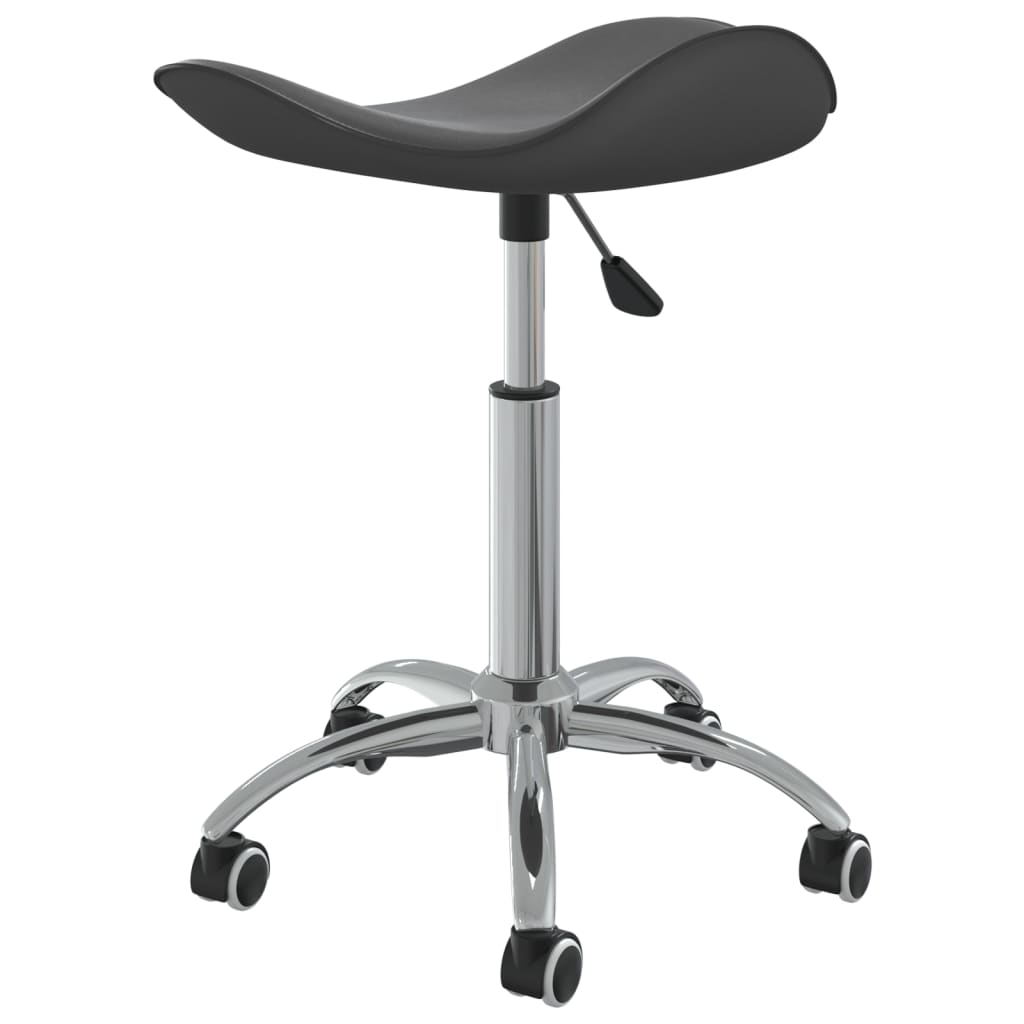 vidaXL Chaise de bureau Gris Similicuir