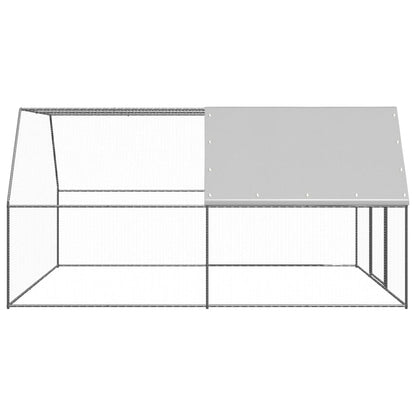 vidaXL Poulailler d'extérieur 3x4x2 m Acier galvanisé