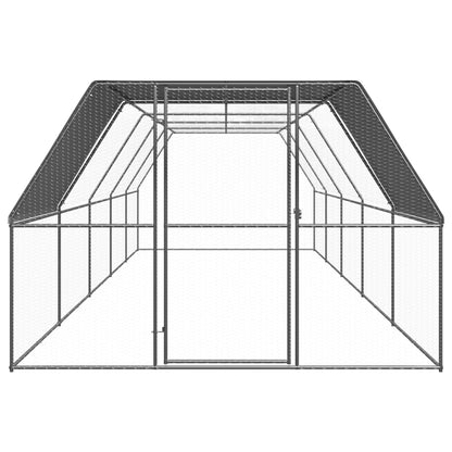 vidaXL Poulailler d'extérieur 3x10x2 m Acier galvanisé