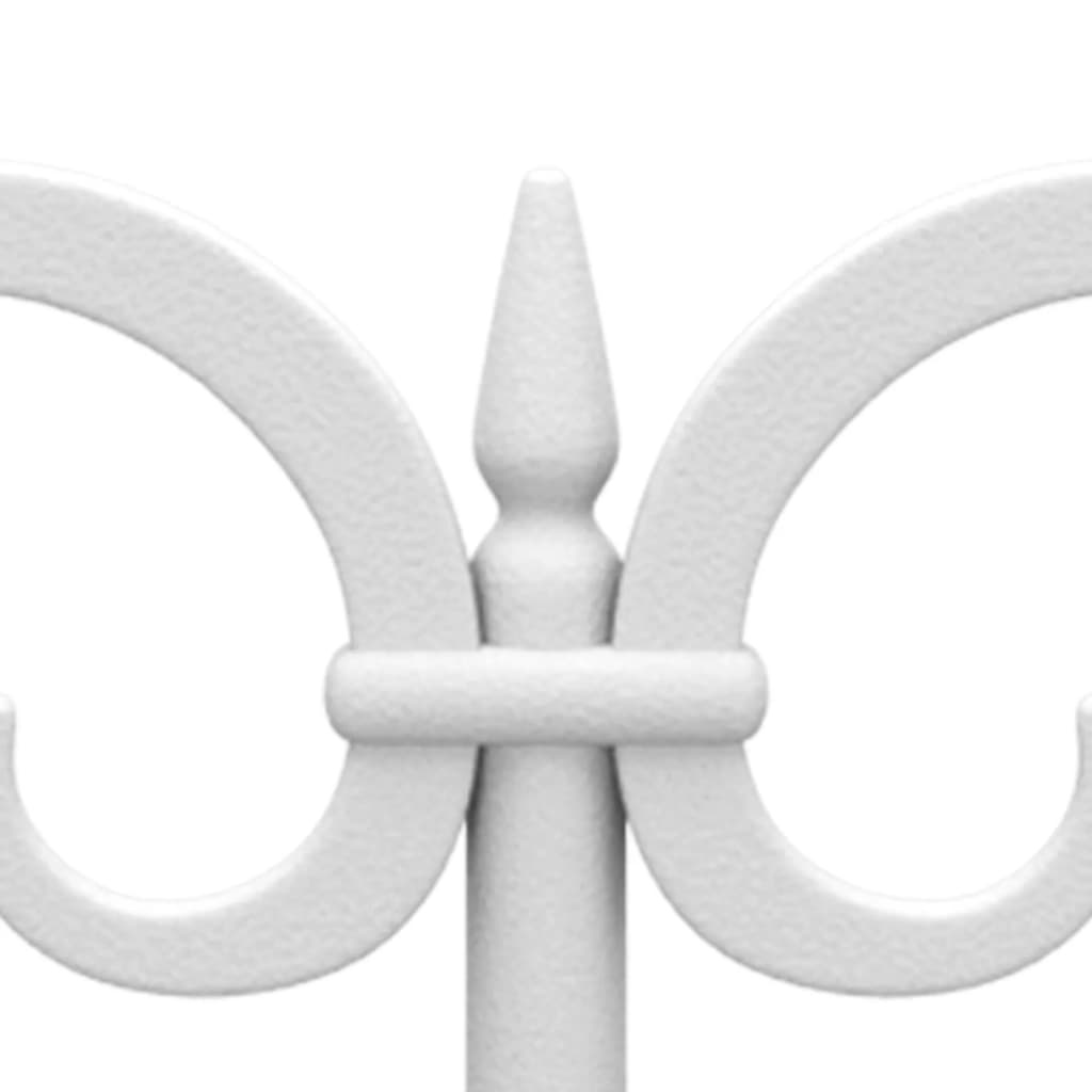 vidaXL Bordures de pelouse 17 pcs Blanc 10 m PP