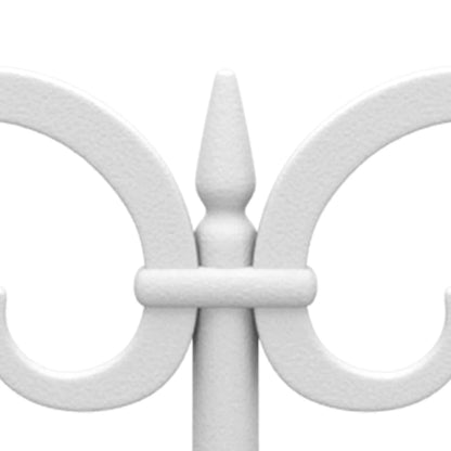 vidaXL Bordures de pelouse 17 pcs Blanc 10 m PP