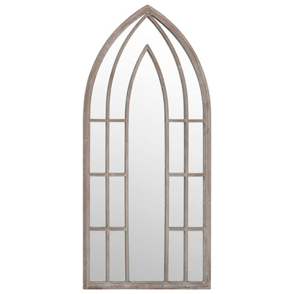 vidaXL Miroir de jardin Sable 100x45cm Fer pour utilisation extérieure