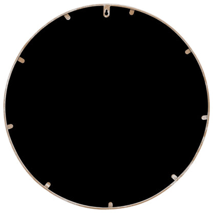 vidaXL Miroir de jardin Sable 60x3 cm Fer Rond utilisation extérieure