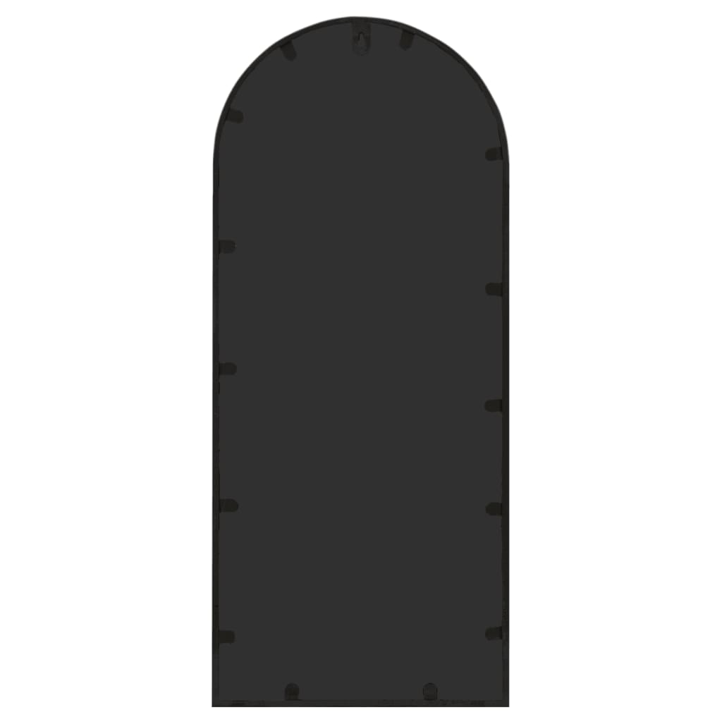 vidaXL Miroir Noir 100x45 cm Fer pour utilisation à l'intérieur