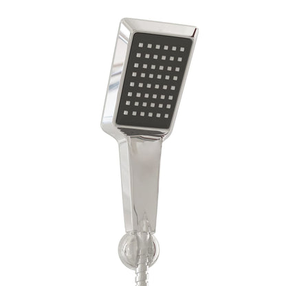 vidaXL Système de panneau de douche Verre Marron