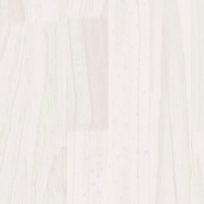vidaXL Jardinières d'extérieur 2 pcs Blanc 31x31x70 cm Bois de pin