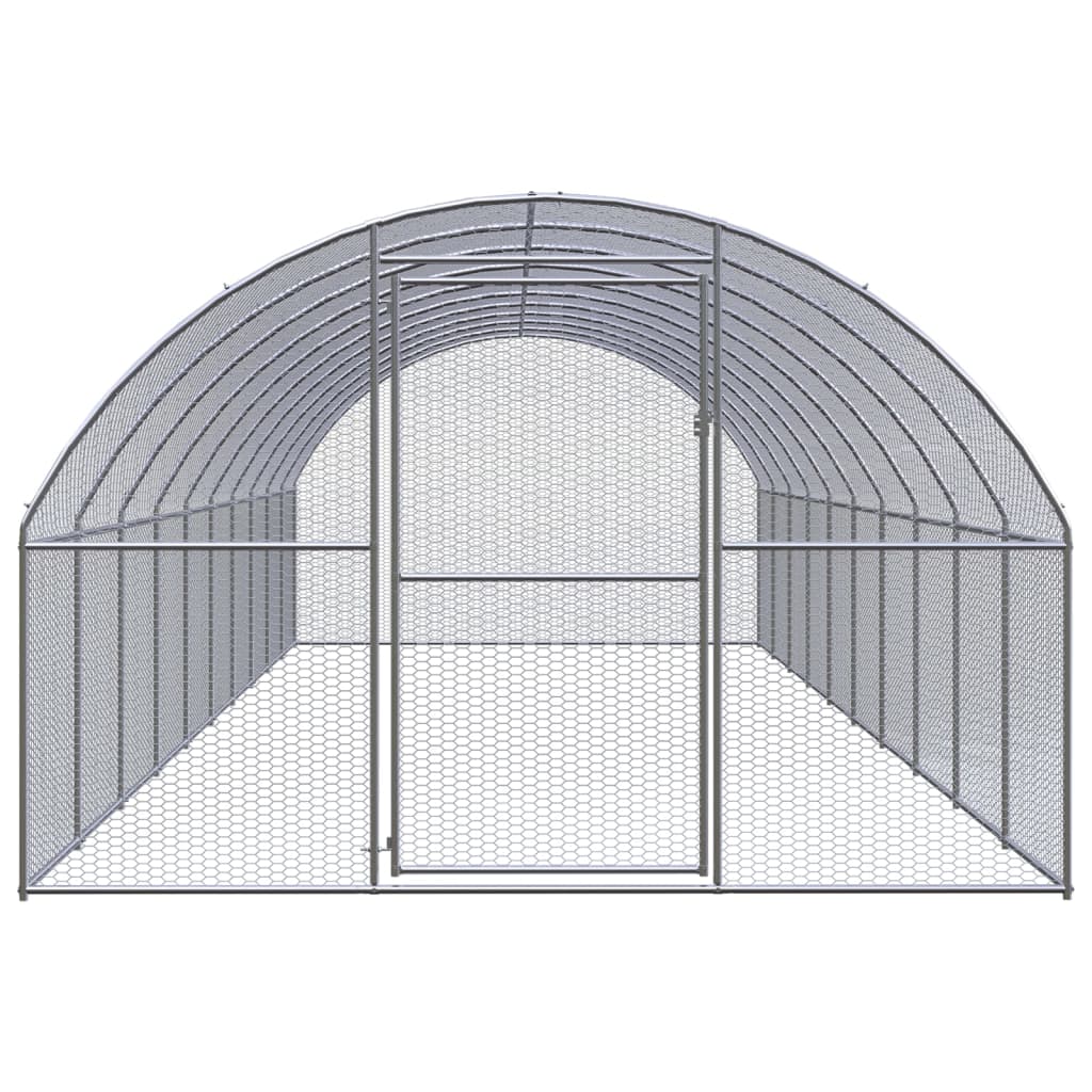 vidaXL Poulailler d'extérieur 3x10x2 m Acier galvanisé
