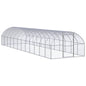 vidaXL Poulailler d'extérieur 3x12x2 m Acier galvanisé