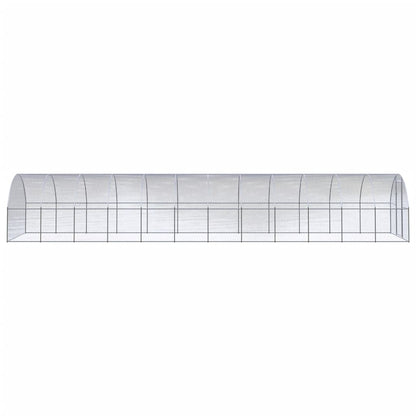 vidaXL Poulailler d'extérieur 3x12x2 m Acier galvanisé