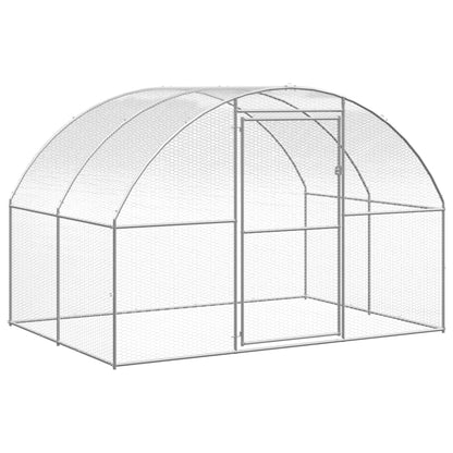 vidaXL Poulailler d'extérieur 3x12x2 m Acier galvanisé