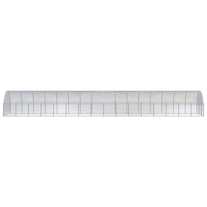 vidaXL Poulailler d'extérieur 3x16x2 m Acier galvanisé