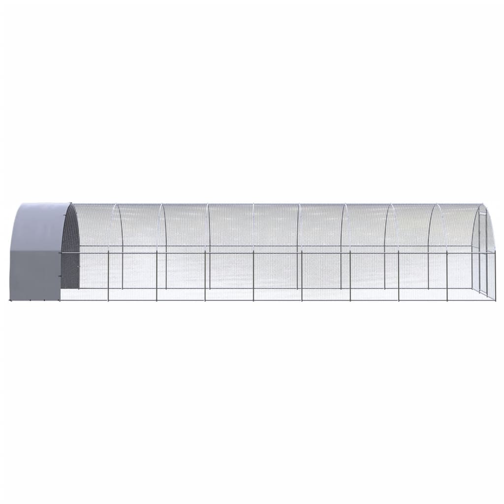 vidaXL Poulailler d'extérieur 3x10x2 m Acier galvanisé
