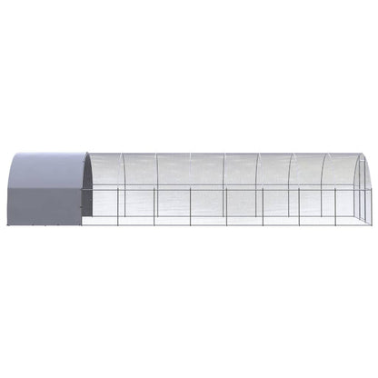 vidaXL Poulailler d'extérieur 3x10x2 m Acier galvanisé